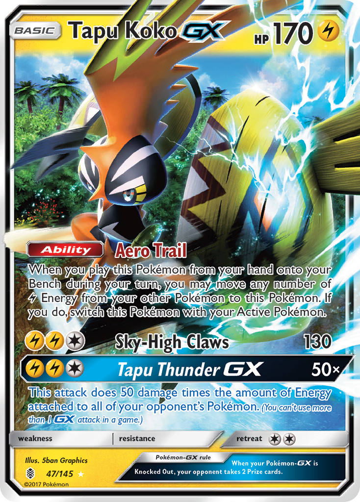 47/145 from Guardians Rising Ultra Rare Pokemon Card