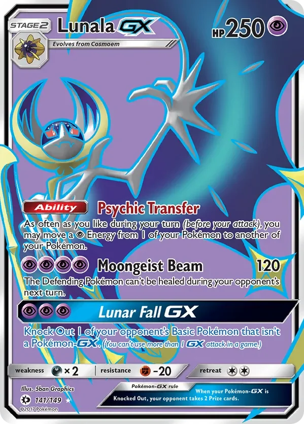 141/149 from Sun & Moon Base Full Art Pokemon Card