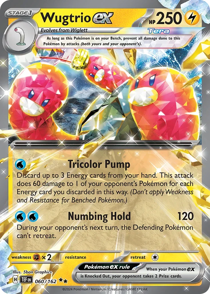060/162 from Temporal Forces Card List Double Rare Pokemon Card