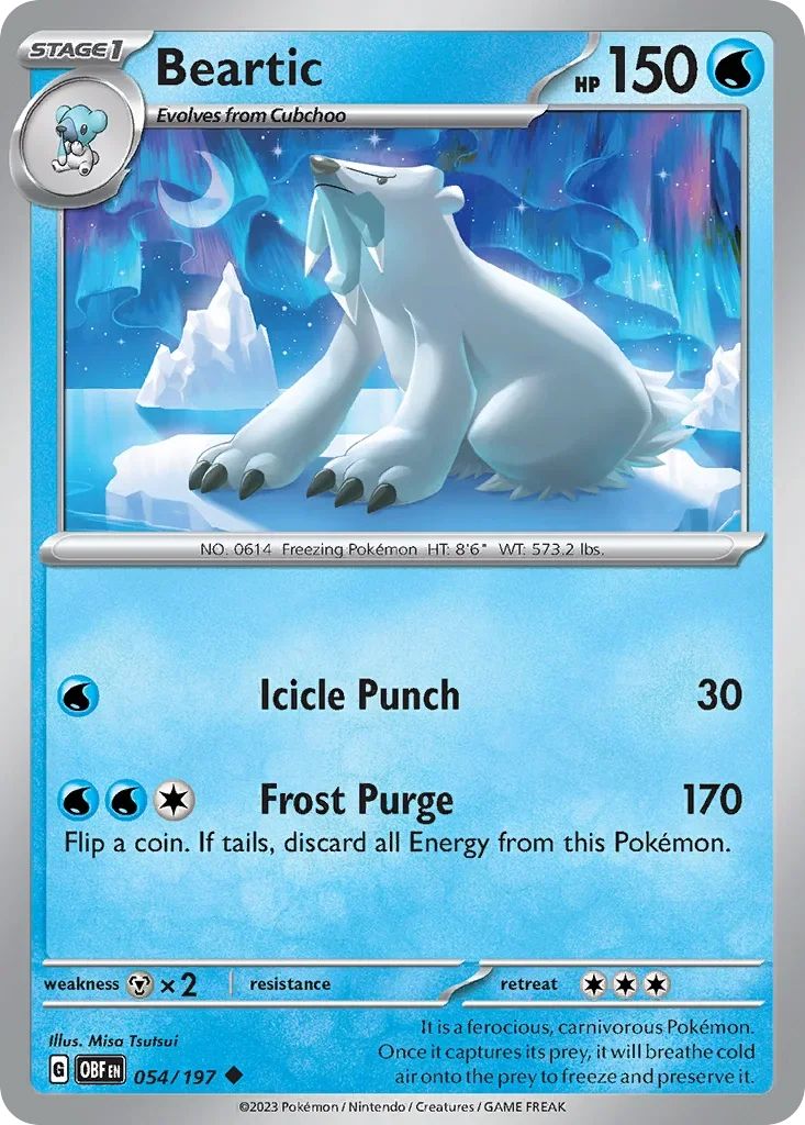 054/197 from Obsidian Flames Uncommon Pokemon Card