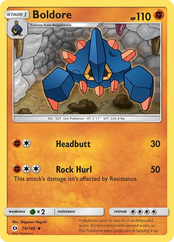 70/149 from Sun & Moon Base Uncommon Pokemon Card