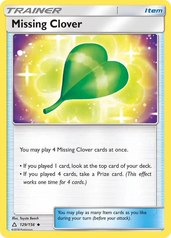 129/156 from Ultra Prism Uncommon Trainer Card
