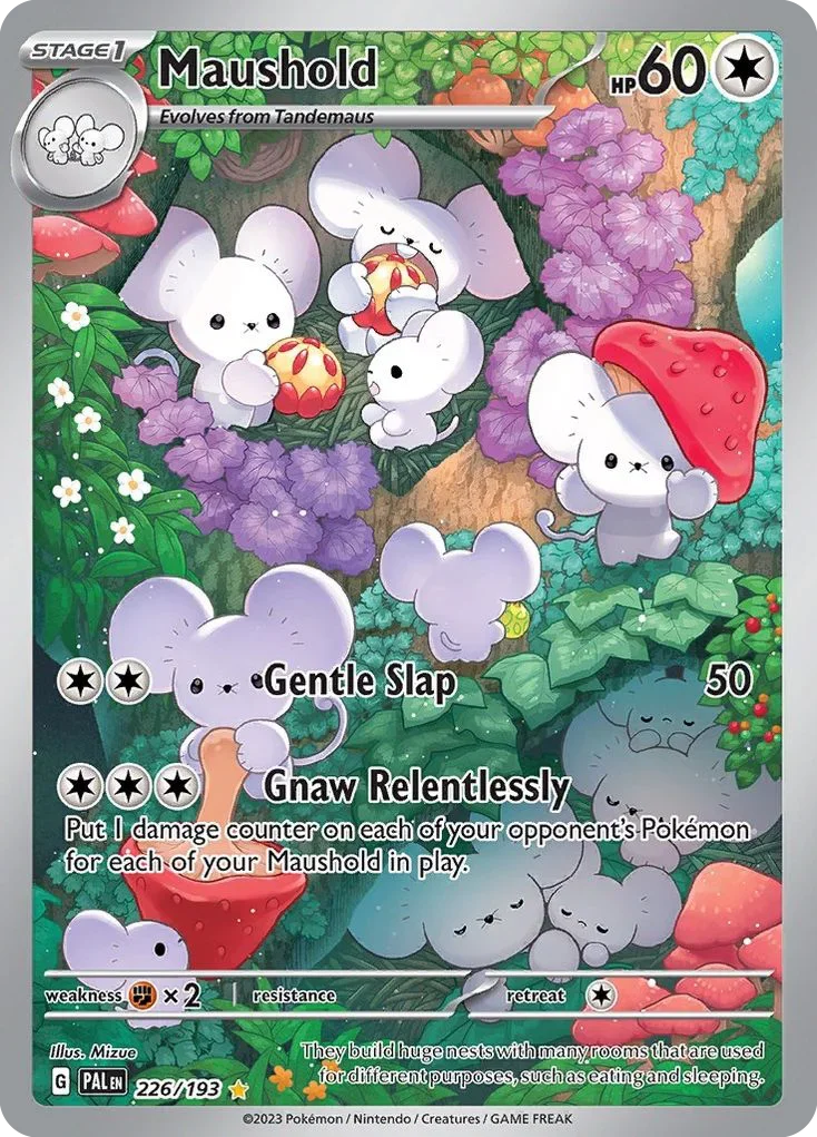 226/193 from Paldea Evolved Illustration Rare Pokemon Card