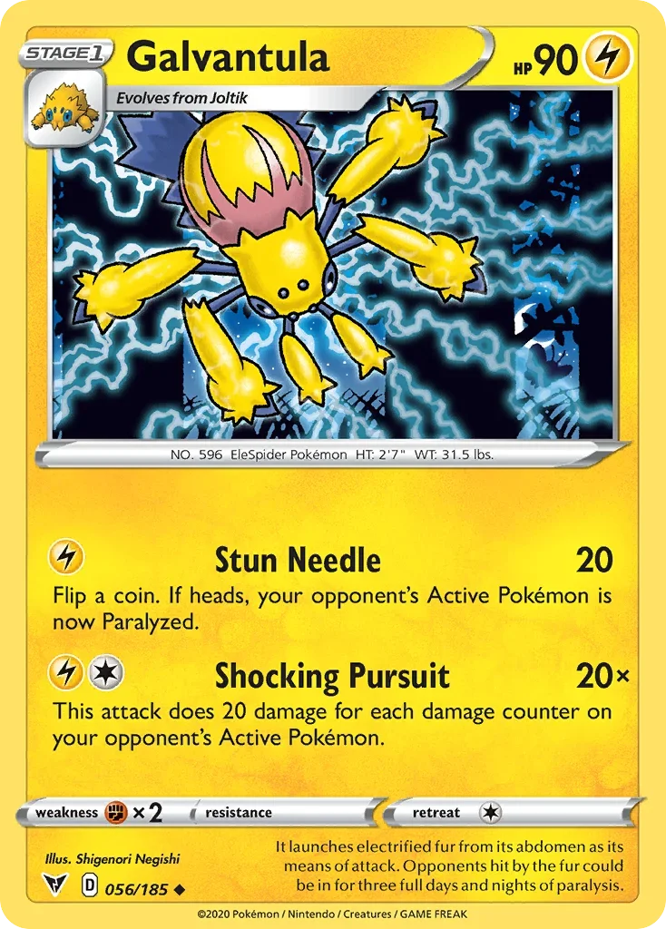 056/185 from Vivid Voltage Uncommon Pokemon Card
