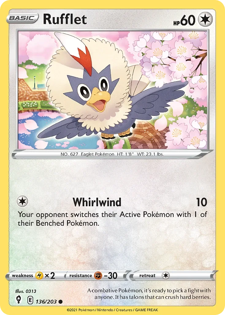 136/203 from Evolving Skies Common Pokemon Card