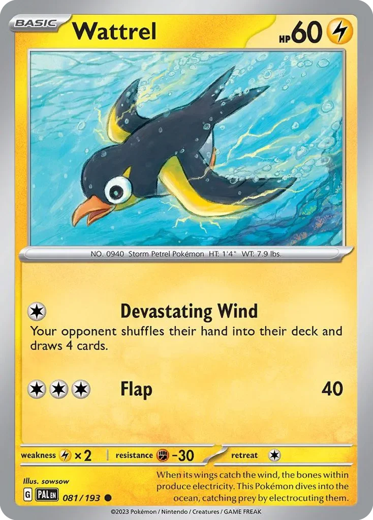 081/193 from Paldea Evolved Common Pokemon Card