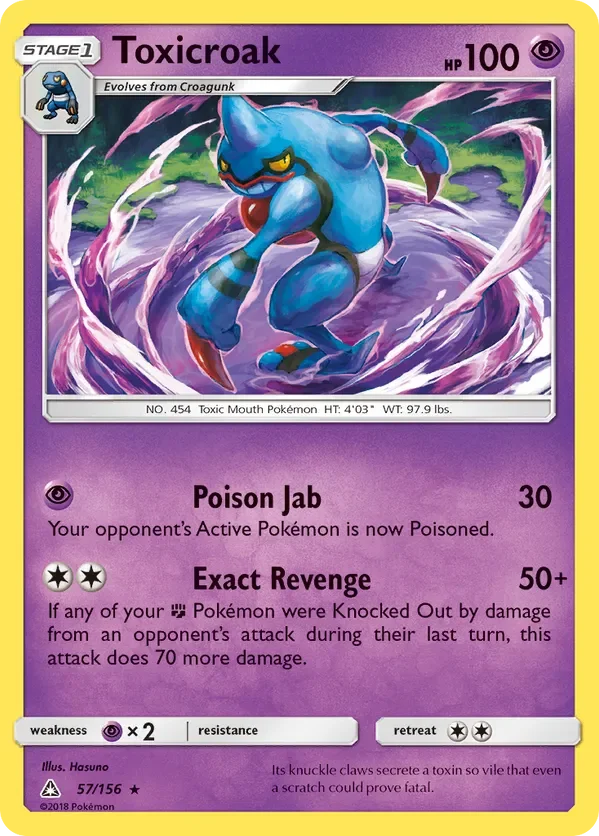 57/156 from Ultra Prism Rare Pokemon Card