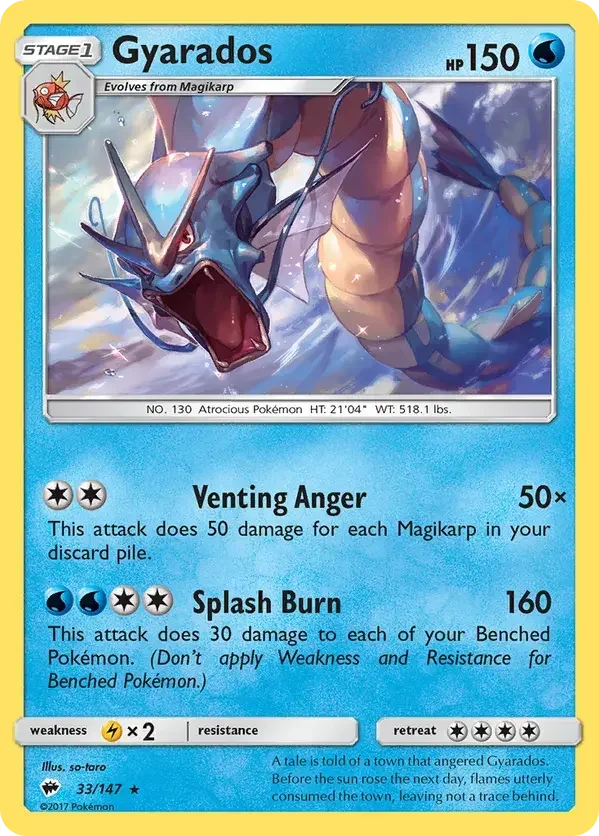 33/147 from Burning Shadows Holo Rare Pokemon Card