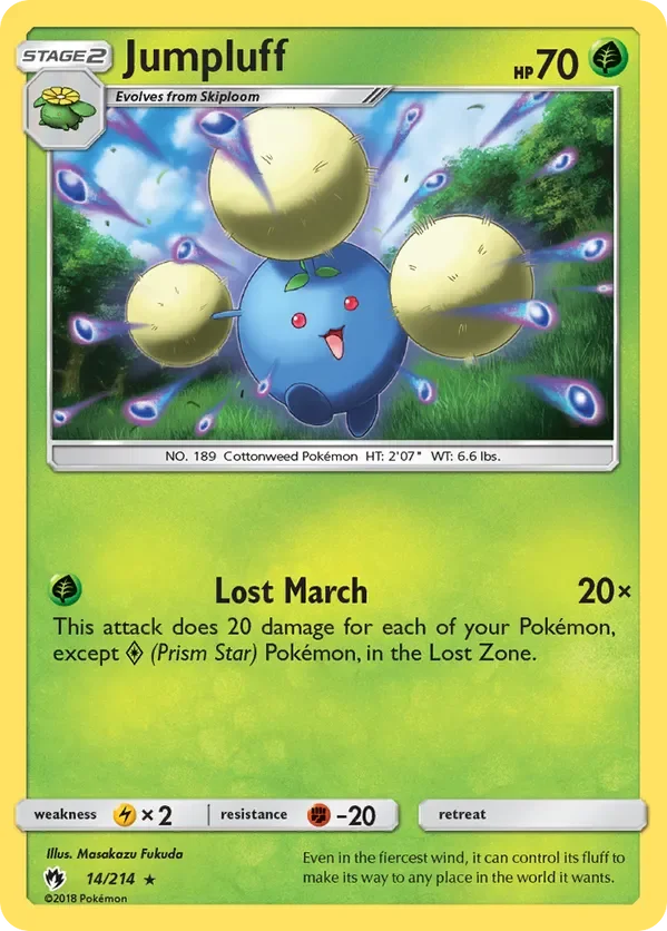 14/214 from Lost Thunder Holo Rare Pokemon Card