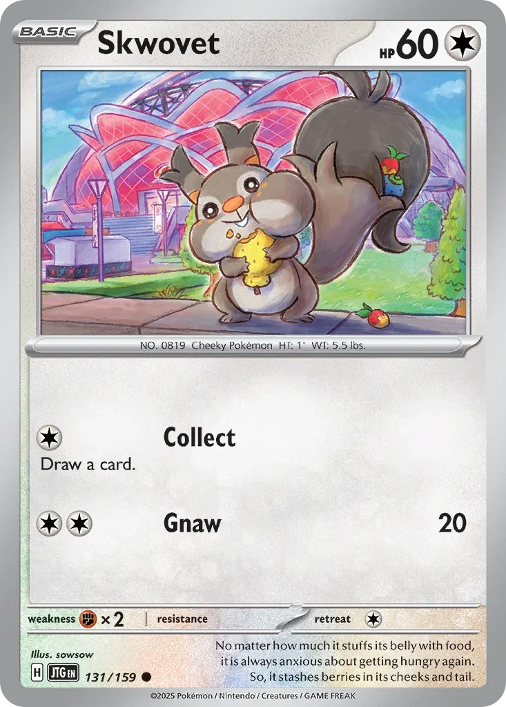 131/159 from Journey Together Common Pokemon Card