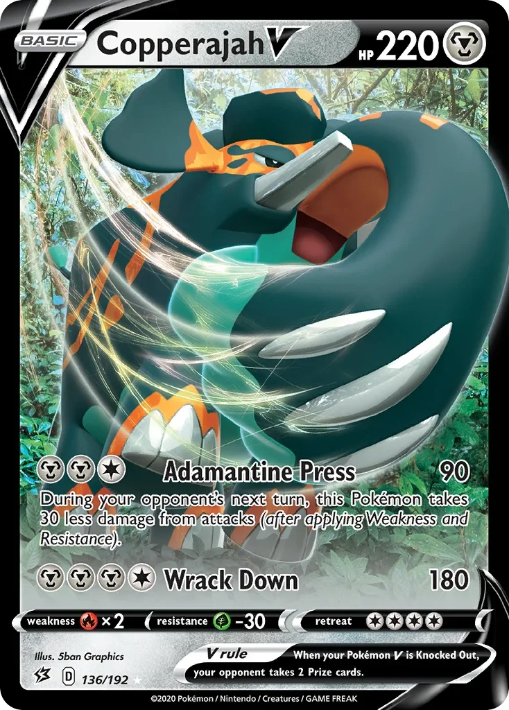 136/192 from Rebel Clash Ultra Rare Pokemon Card