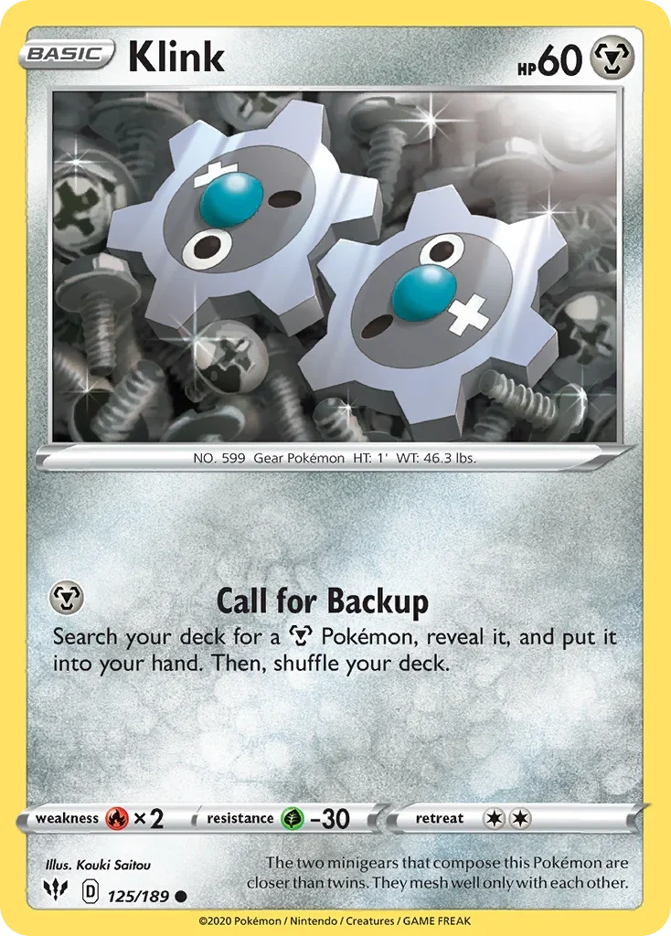 125/189 from Darkness Ablaze Common Pokemon Card