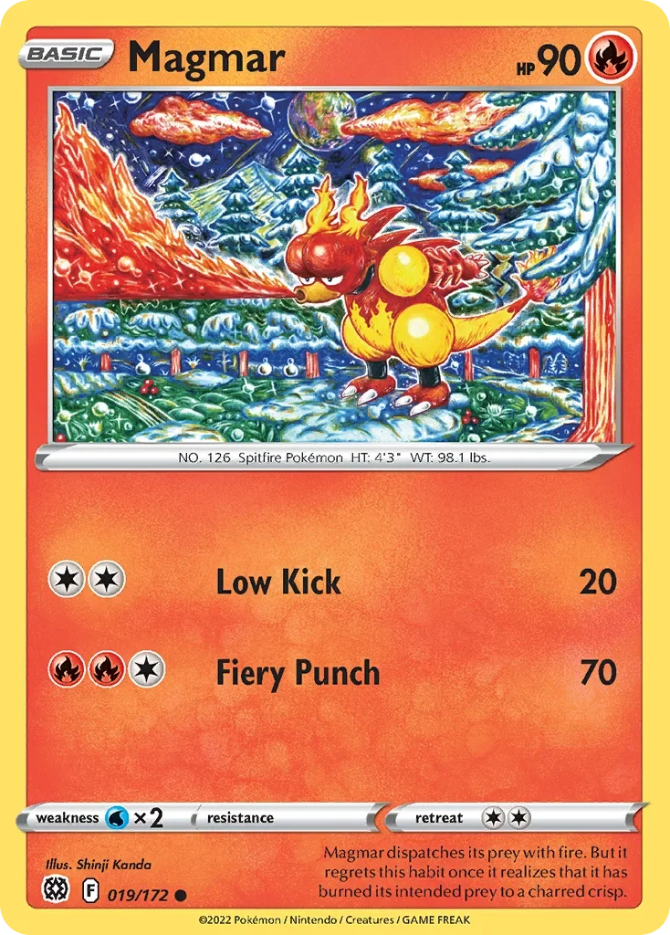 019/172 from Brilliant Stars Common Pokemon Card