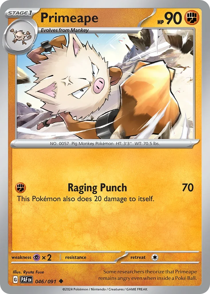 046/091 from Paldean Fates Uncommon Pokemon Card