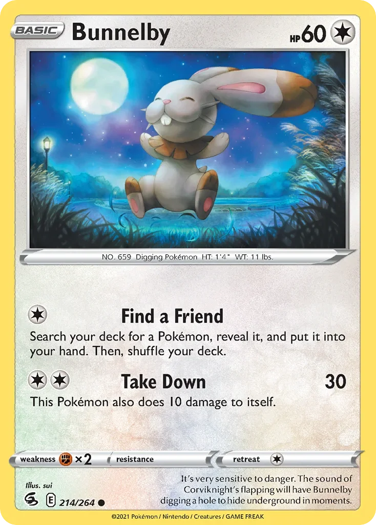 214/264 from Fusion Strike Common Pokemon Card