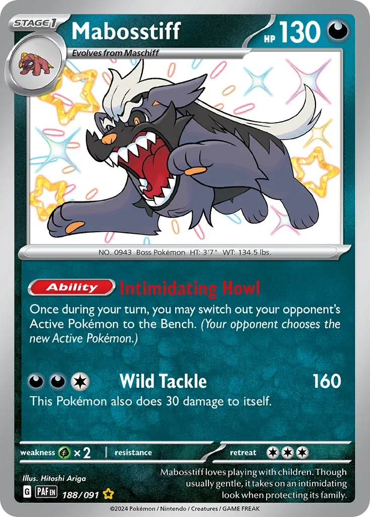 188/091 from Paldean Fates Shiny Rare Pokemon Card