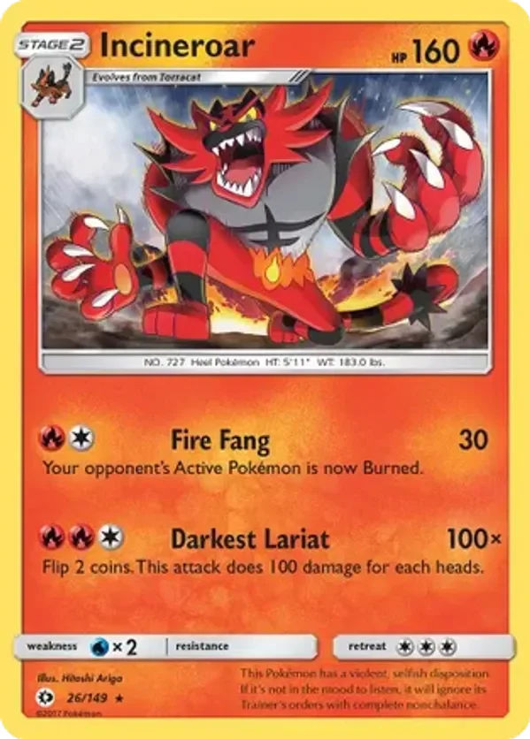 26/149 from Sun & Moon Base Rare Pokemon Card