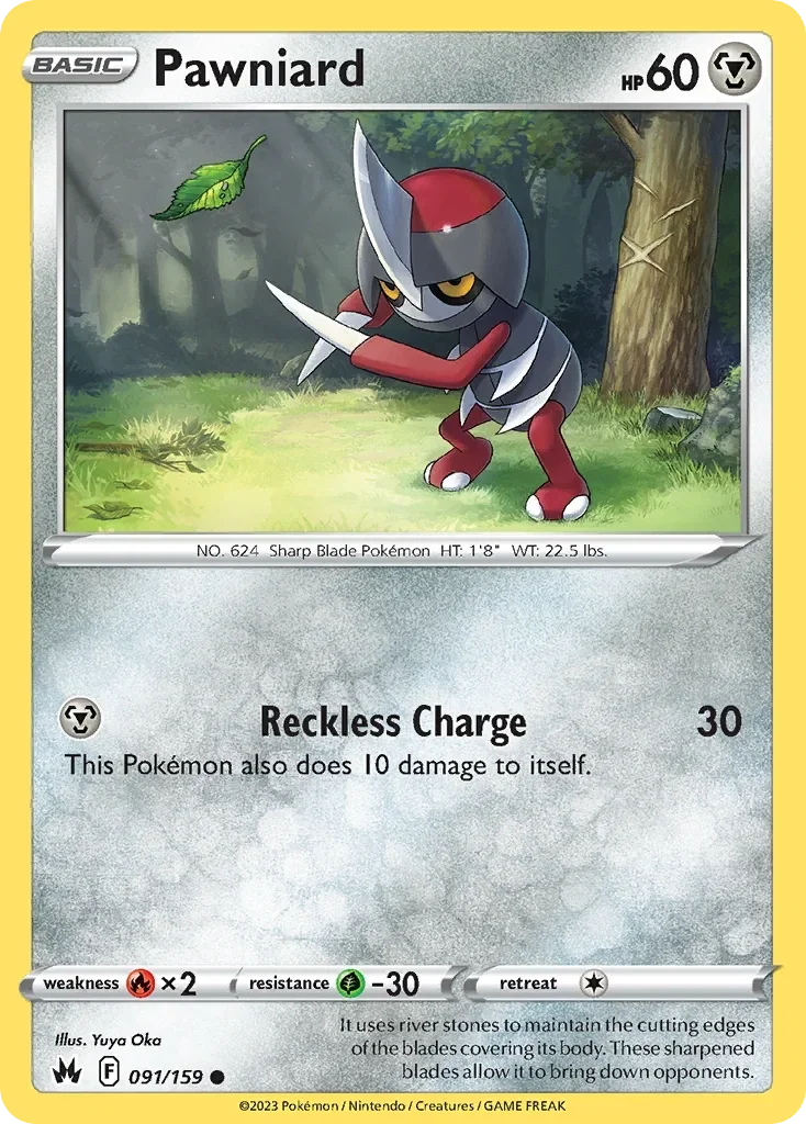 091/159 from Crown Zenith Common Pokemon Card