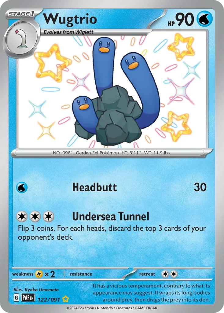 122/091 from Paldean Fates Shiny Rare Pokemon Card