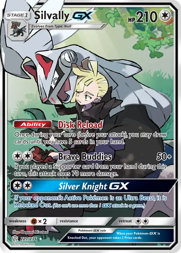 227/236 Silvally GX Full Art Ultra Rare Pokemon Card