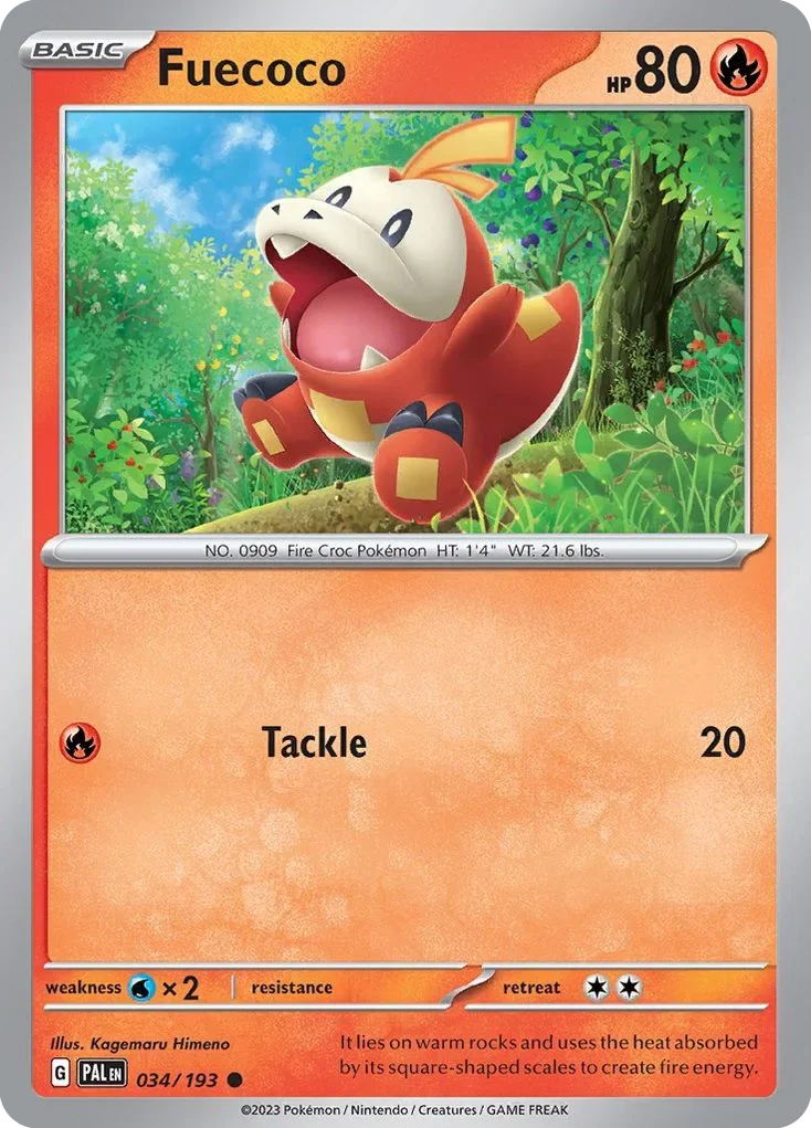 034/193 from Paldea Evolved Common Pokemon Card