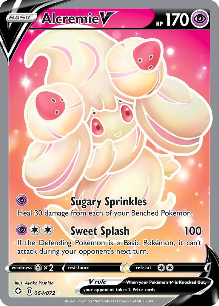 064/072 from Shining Fates Full Art Pokemon Card