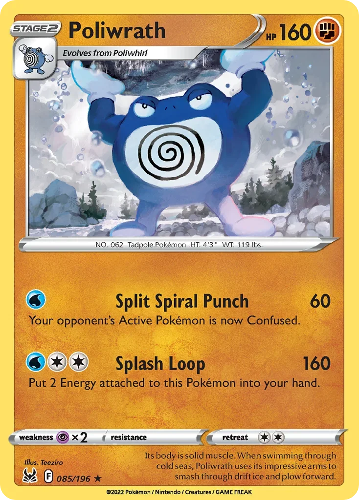 085/196 from Lost Origin Rare Pokemon Card