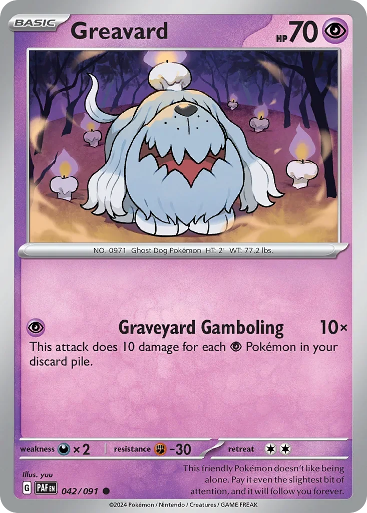 042/091 from Paldean Fates Common Pokemon Card