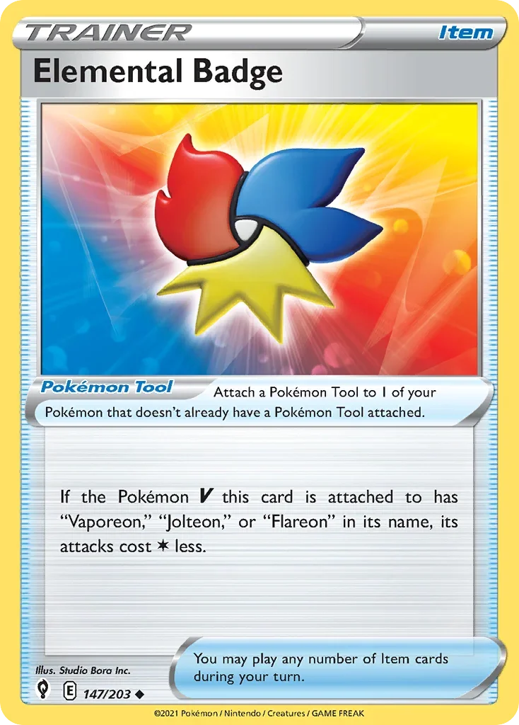 147/203 from Evolving Skies Uncommon Trainer Card