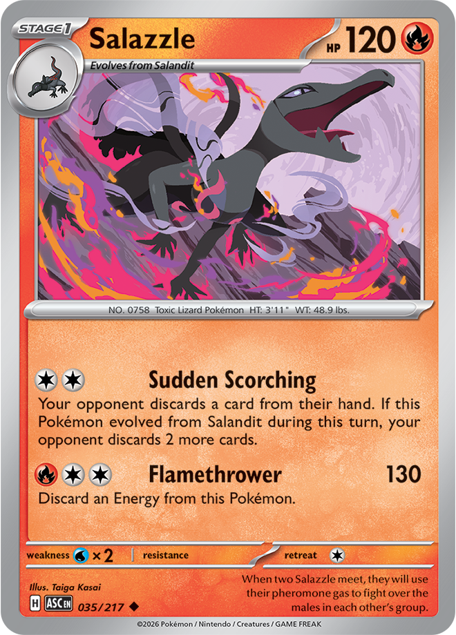 035/217 Ethan's Centiskorch from Ascended Heroes Uncommon