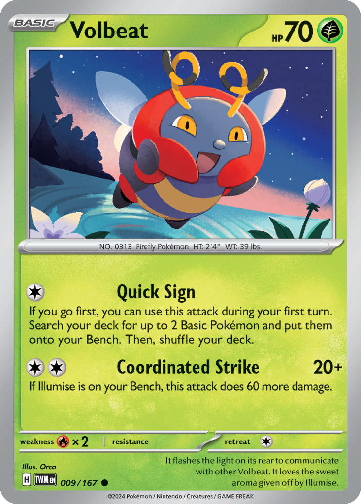 009/167 from Twilight Masquerade Card List Common Pokemon Card