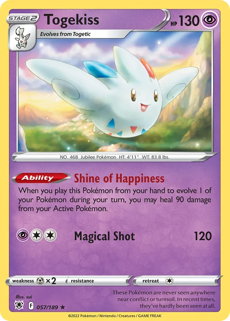 057/189 from Astral Radiance Holo Rare Pokemon Card