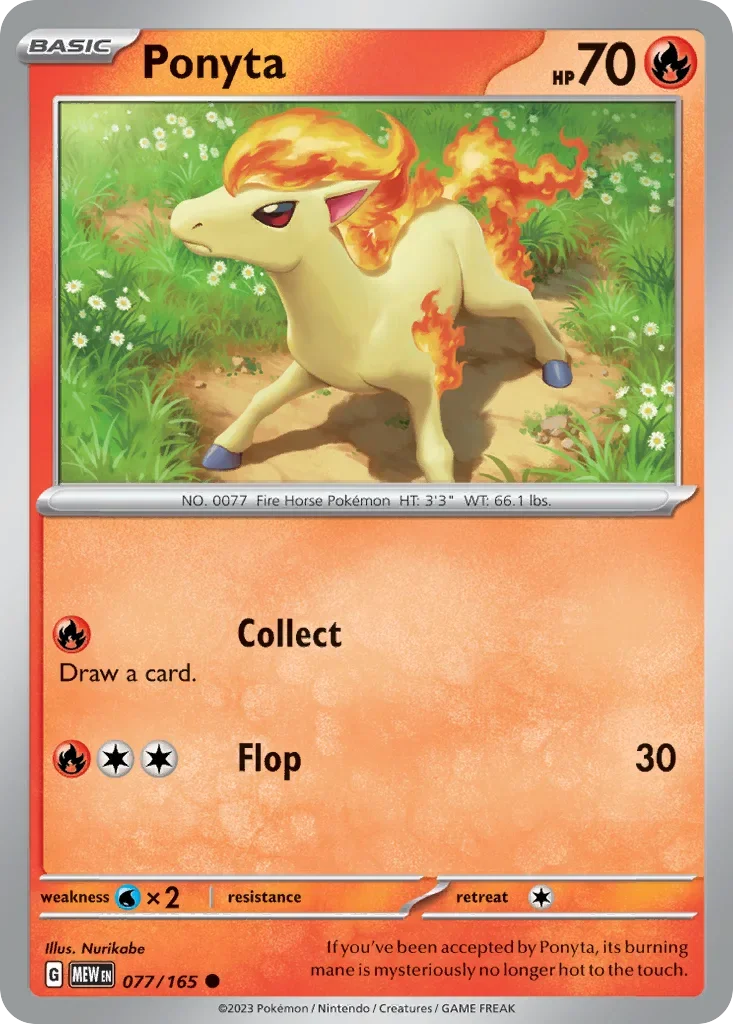 077/165 from 151 Common Pokemon Card