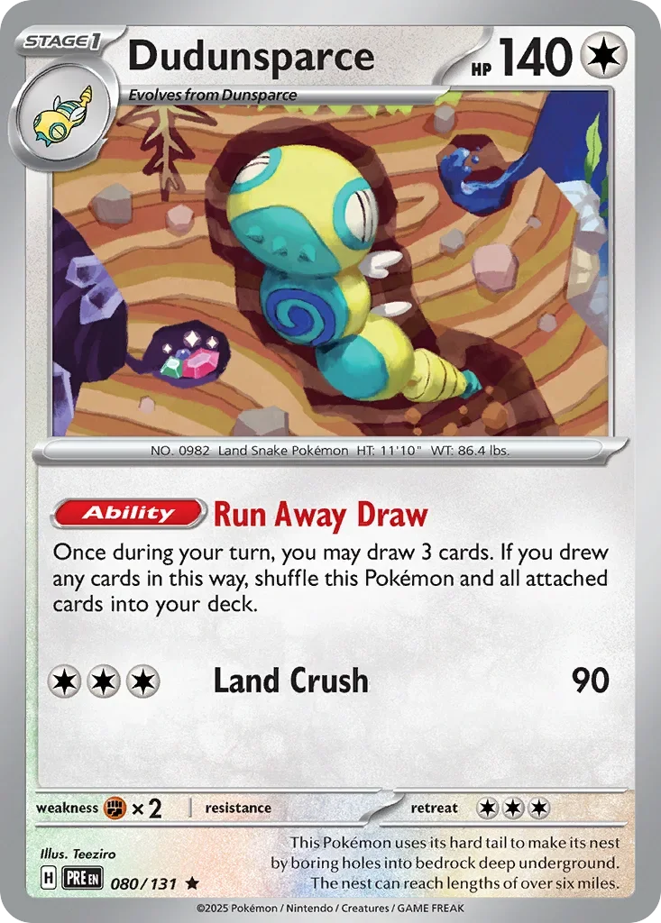 080/131 from Prismatic Evolutions Card List Rare Pokemon Card