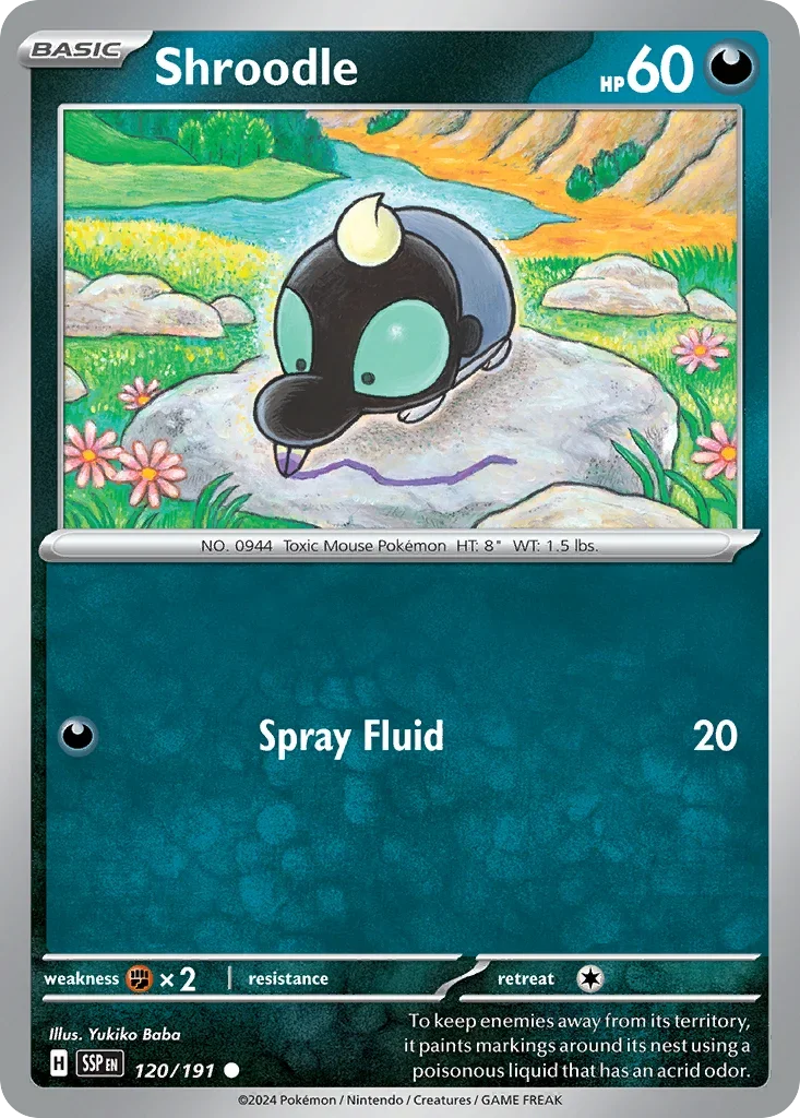 120/191 from Surging Sparks Card List Common Pokemon Card