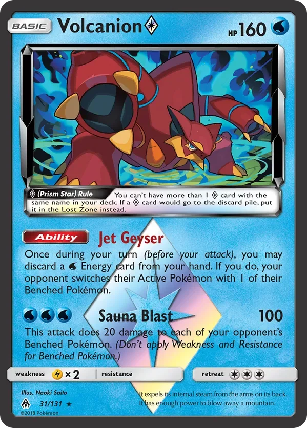 31/131 from Forbidden Light Prism Rare Pokemon Card