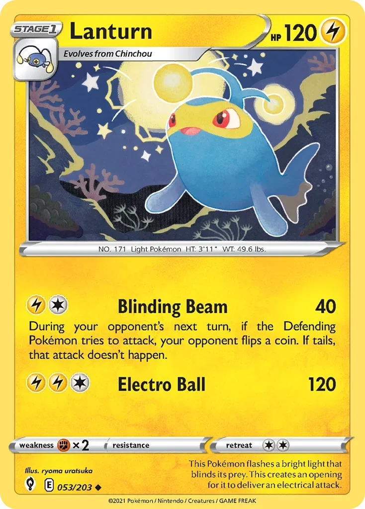 053/203 from Evolving Skies Uncommon Pokemon Card