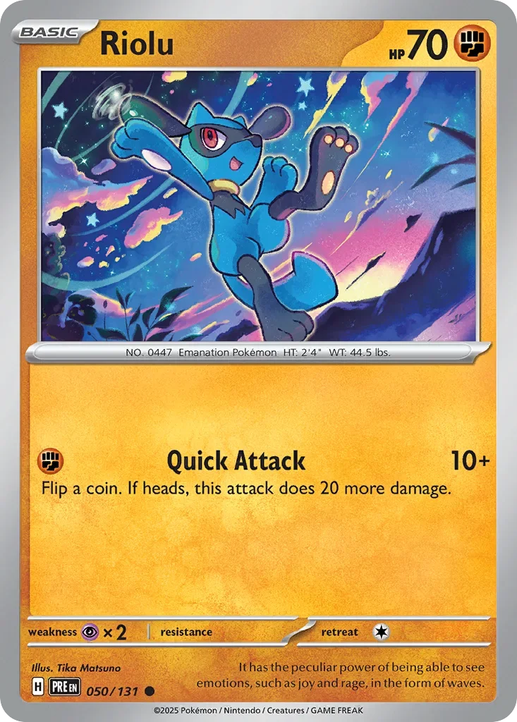 050/131 from Prismatic Evolutions Card List Common Pokemon Card