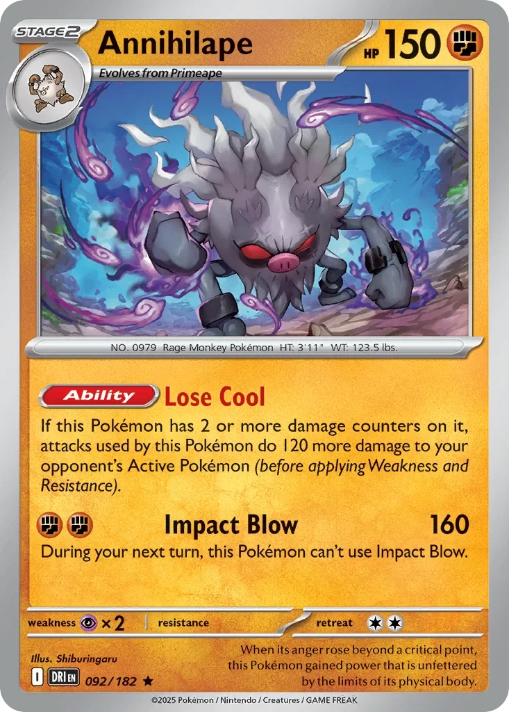 092/182 from Destined Rivals Rare Pokemon Card
