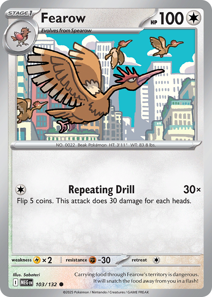 103/132 from Mega Evolution Common