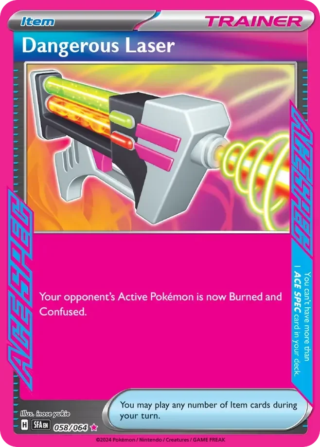 058/064 from Shrouded Fable Card List ACE SPEC Rare Pokemon Card