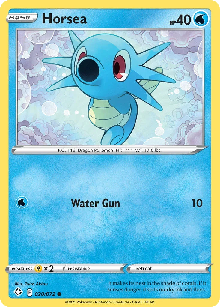 020/072 from Shining Fates Common Pokemon Card
