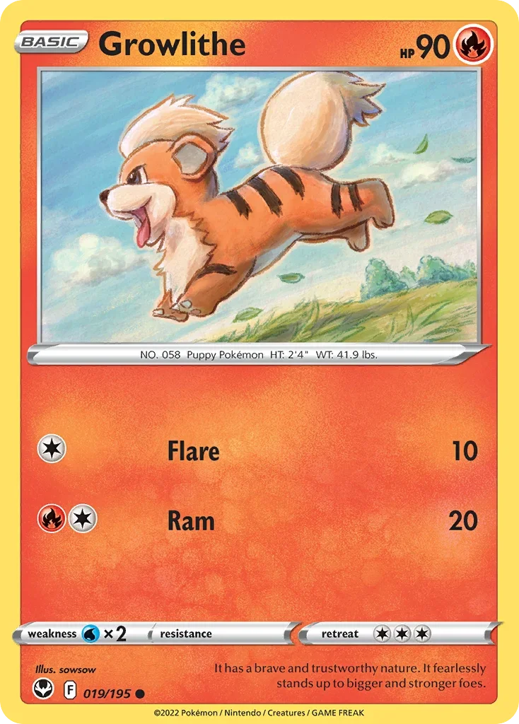 019/195 from Silver Tempest Common Pokemon Card