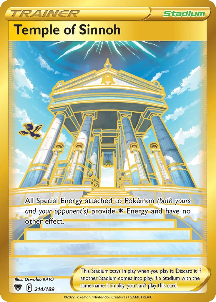 214/189 from Astral Radiance Gold Secret Rare Trainer Card