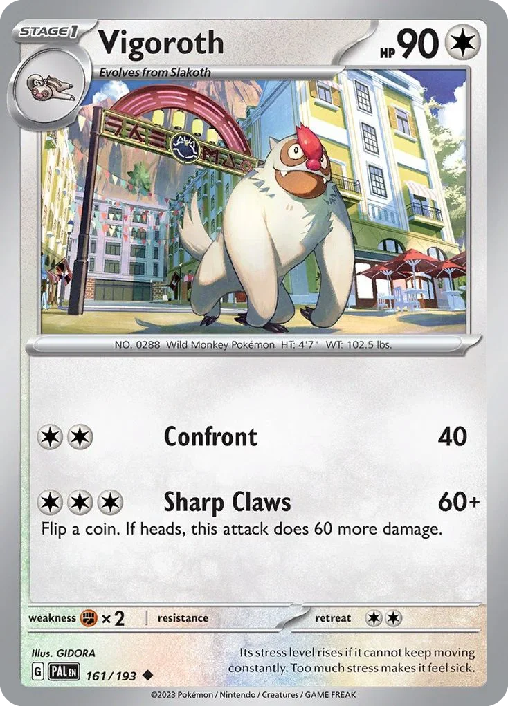 161/193 from Paldea Evolved Uncommon Pokemon Card