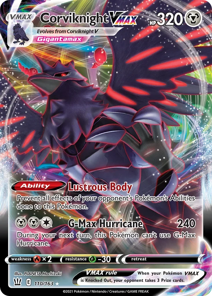 110/163 from Battle Styles Ultra Rare Pokemon Card