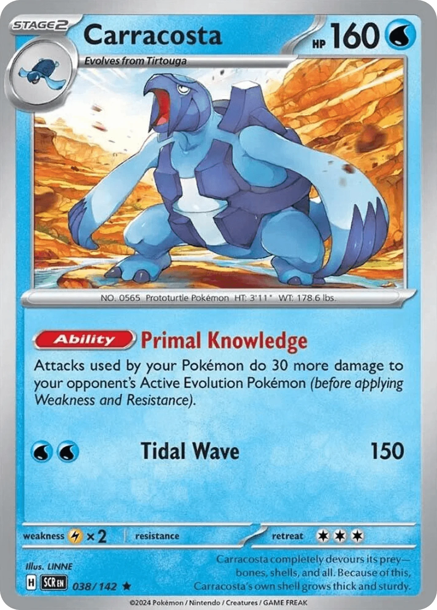038/142 from Stellar Crown Card List Rare Pokemon Card