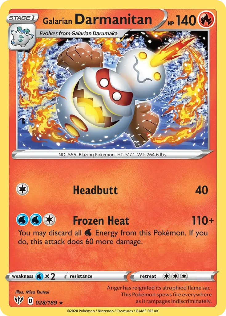 028/189 from Darkness Ablaze Rare Pokemon Card