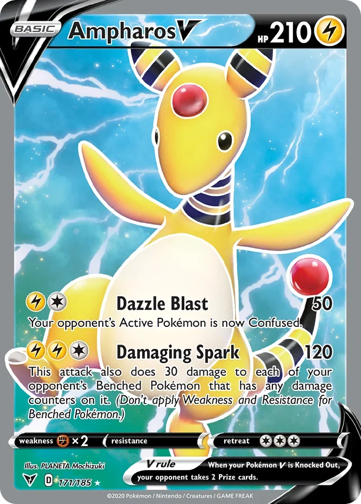 171/185 from Vivid Voltage Full Art Pokemon Card