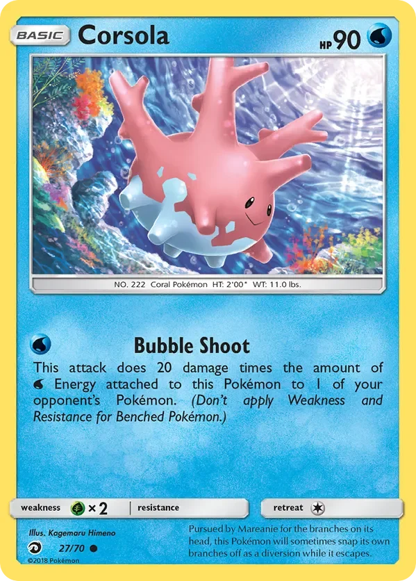 27/70 from Dragon Majesty Common Pokemon Card